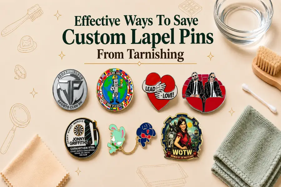 Save Custom Lapel Pins From Tarnishing